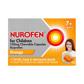Nurofen Kids 7+ Years Soft Chews Orange 100mg 12 pack
